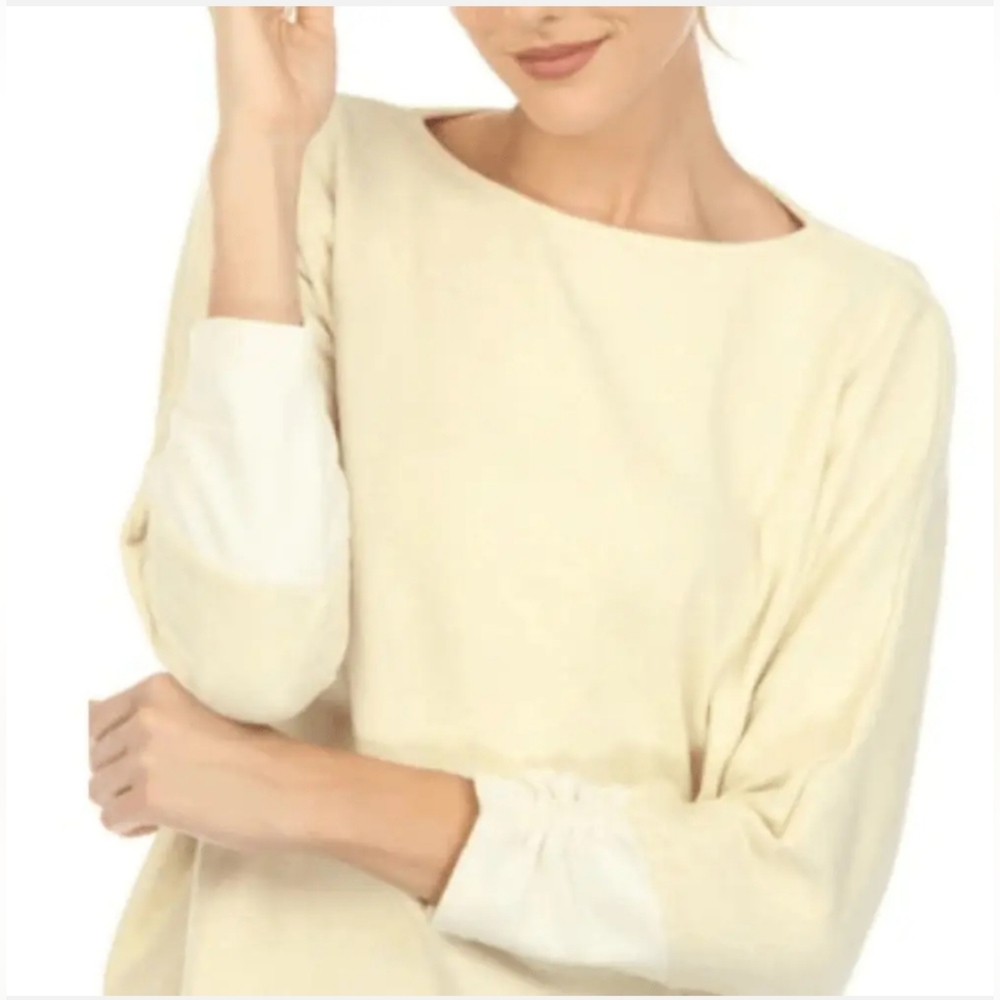 $98 NWT Johnny Was Calme Top Womens XS Medium Dolman Sleeve Cozy Tee Pullover